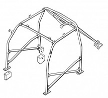 BMW E36 Coupe Multi Point Bolt-in Roll Cage